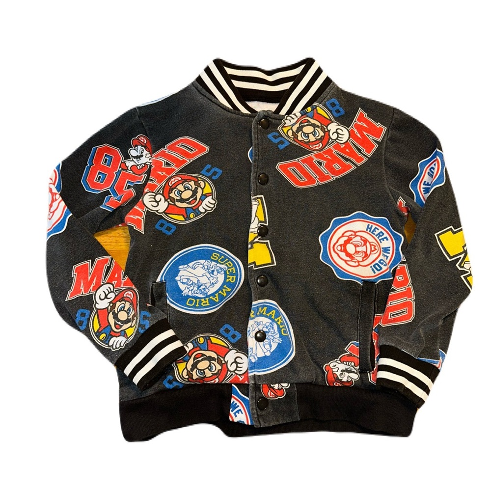 Hybrid Apparel Mario Button Up Jacket, Small